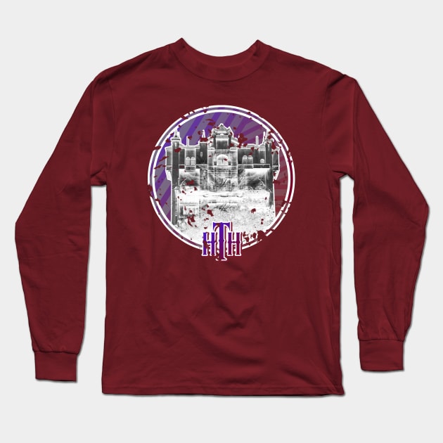 The Hollywood Tower Hotel Two-Sided Long Sleeve T-Shirt by DevonDisneyland